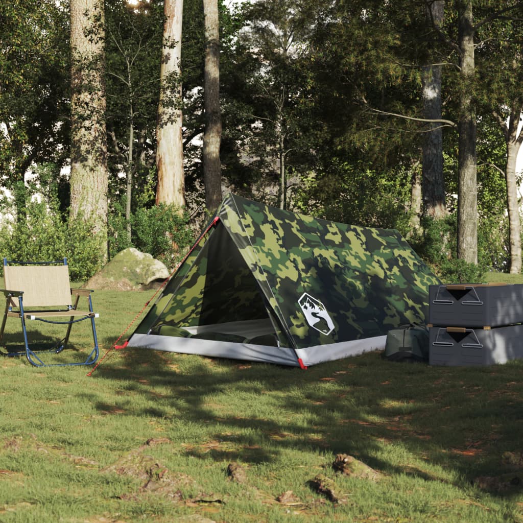 Camping Tent 2-Person Camouflage Waterproof