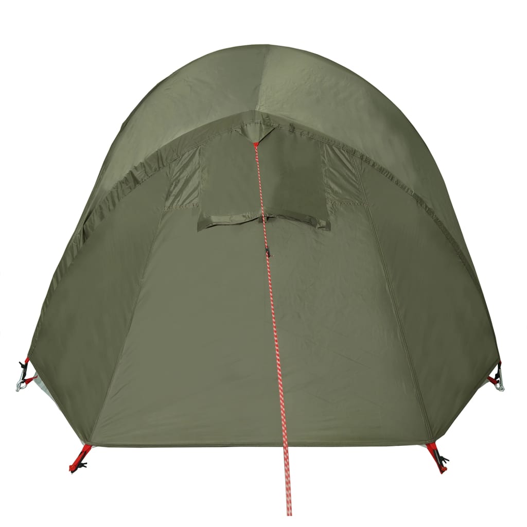 Camping Tent Tunnel 3-Person Olive Green Waterproof