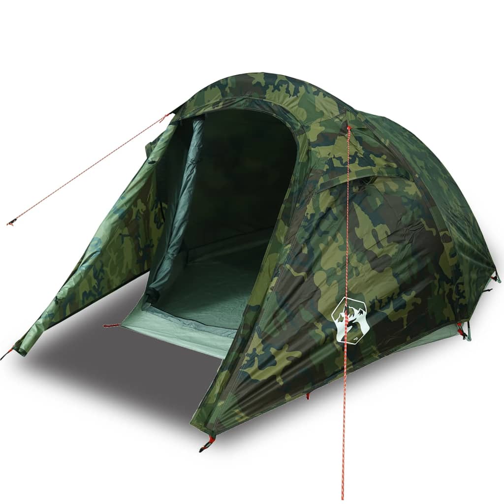 Camping Tent Tunnel 3-Person Camouflage Waterproof