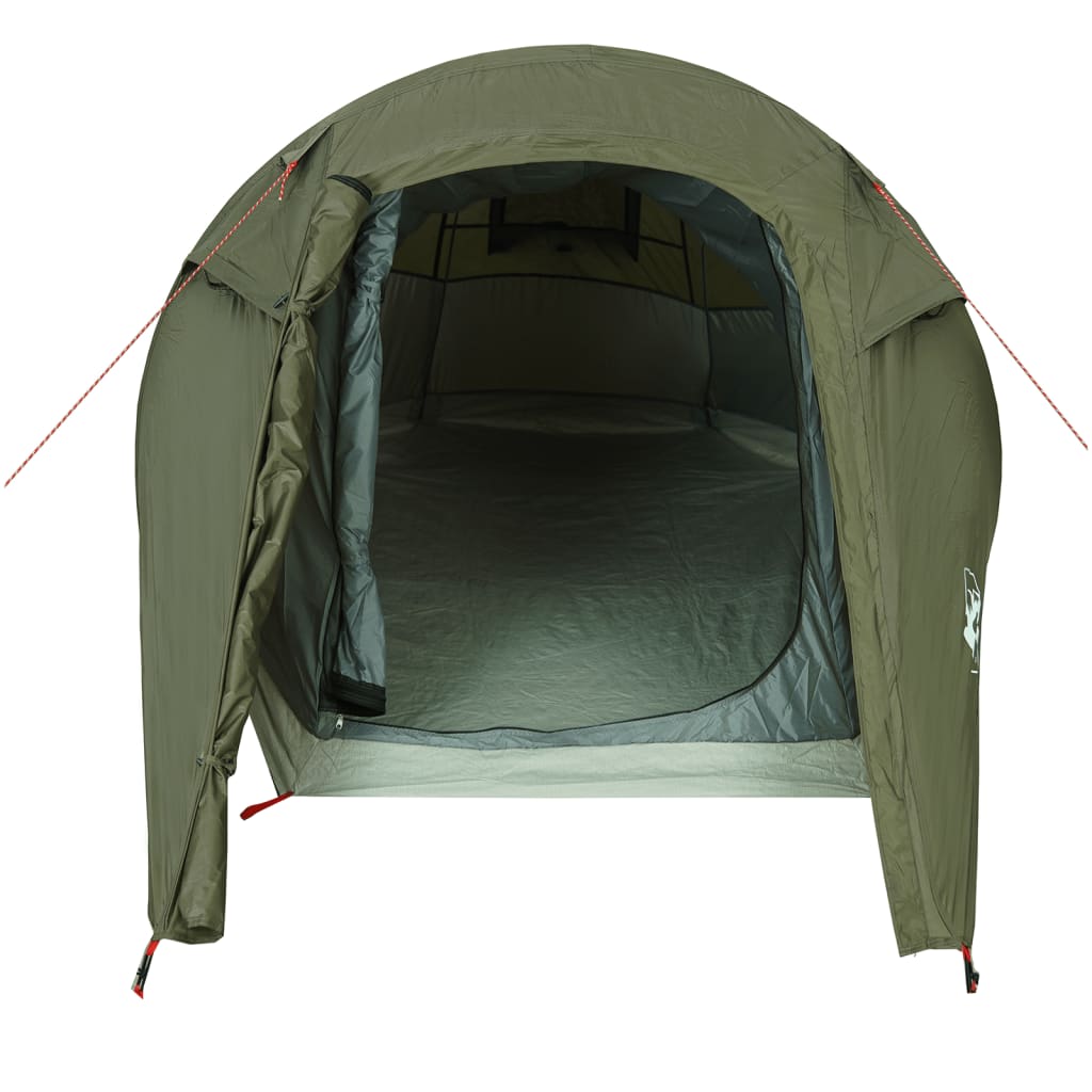 Camping Tent Tunnel 2-Person Olive Green Waterproof