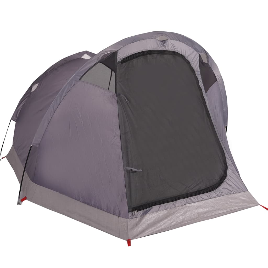 Camping Tent Tunnel 2-Person Brown Waterproof