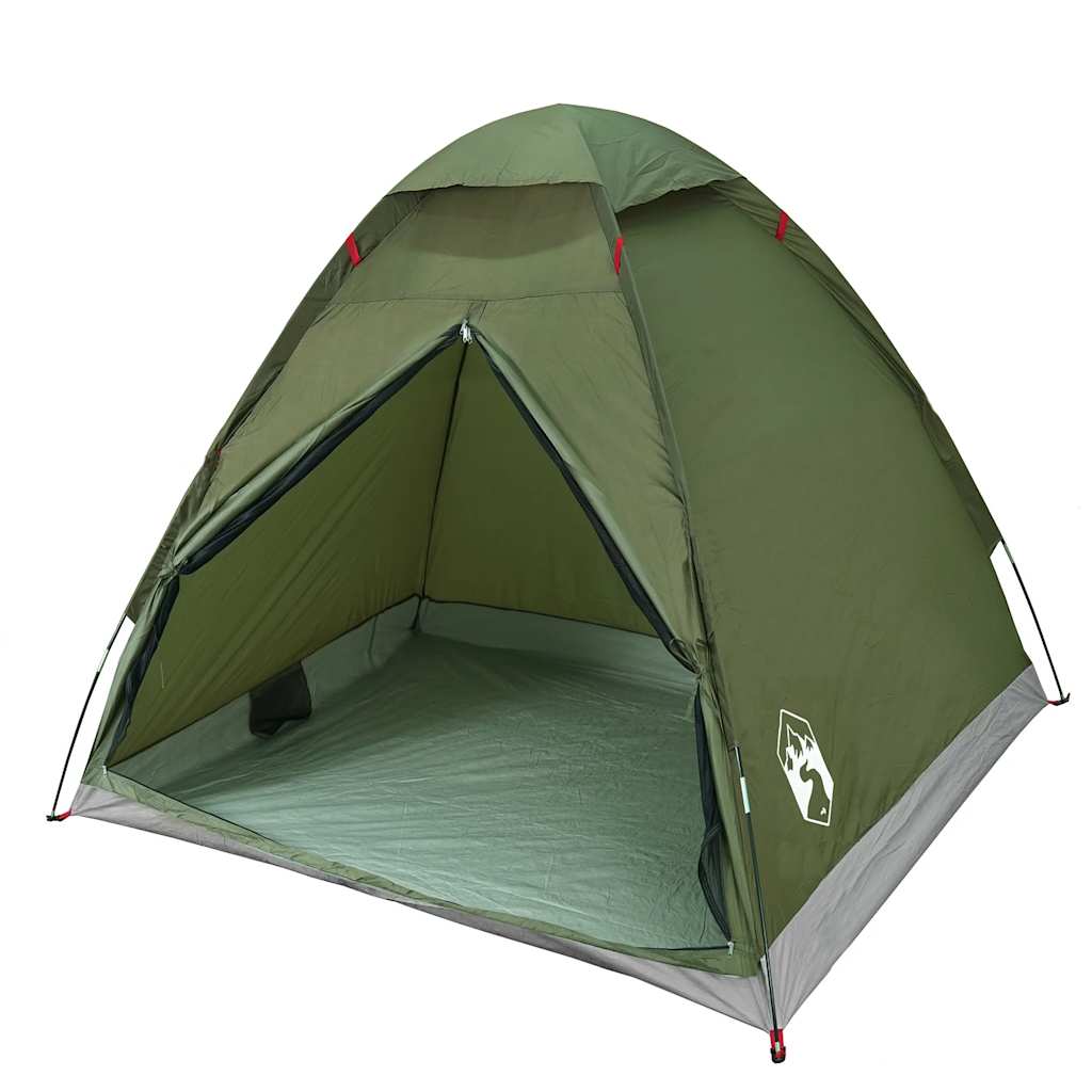 Camping Tent Dome 2-Person Olive Green Waterproof