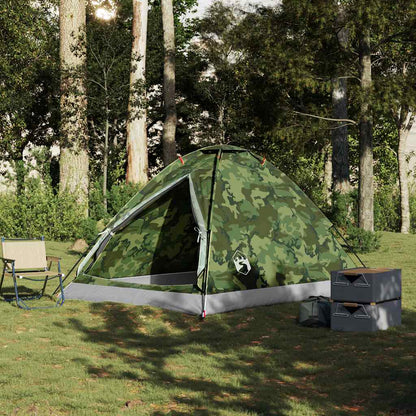 Camping Tent Dome 4-Person Camouflage Waterproof