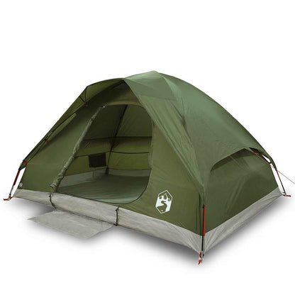 Camping Tent Dome 2-Person Olive Green Waterproof