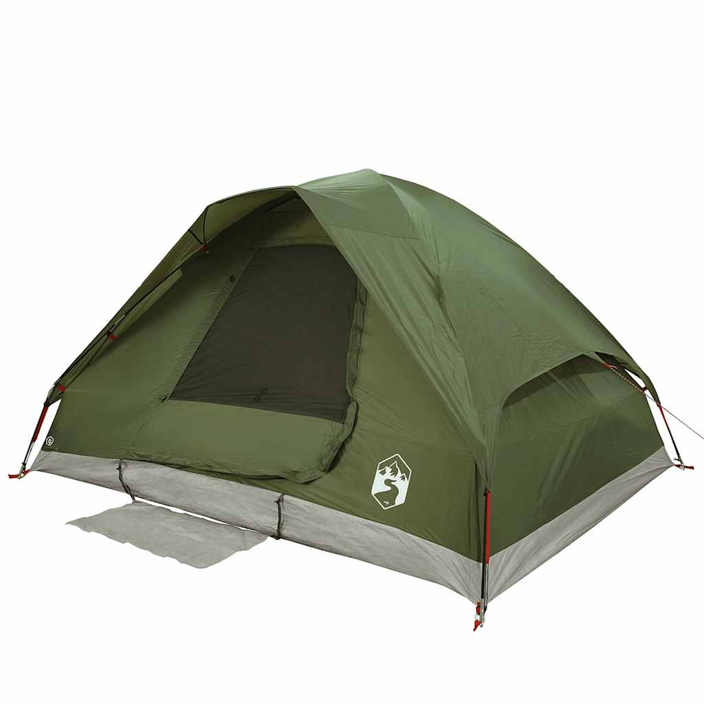 Camping Tent Dome 2-Person Olive Green Waterproof