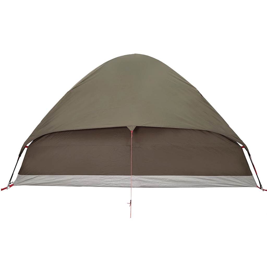 Camping Tent Dome 2-Person Brown Waterproof