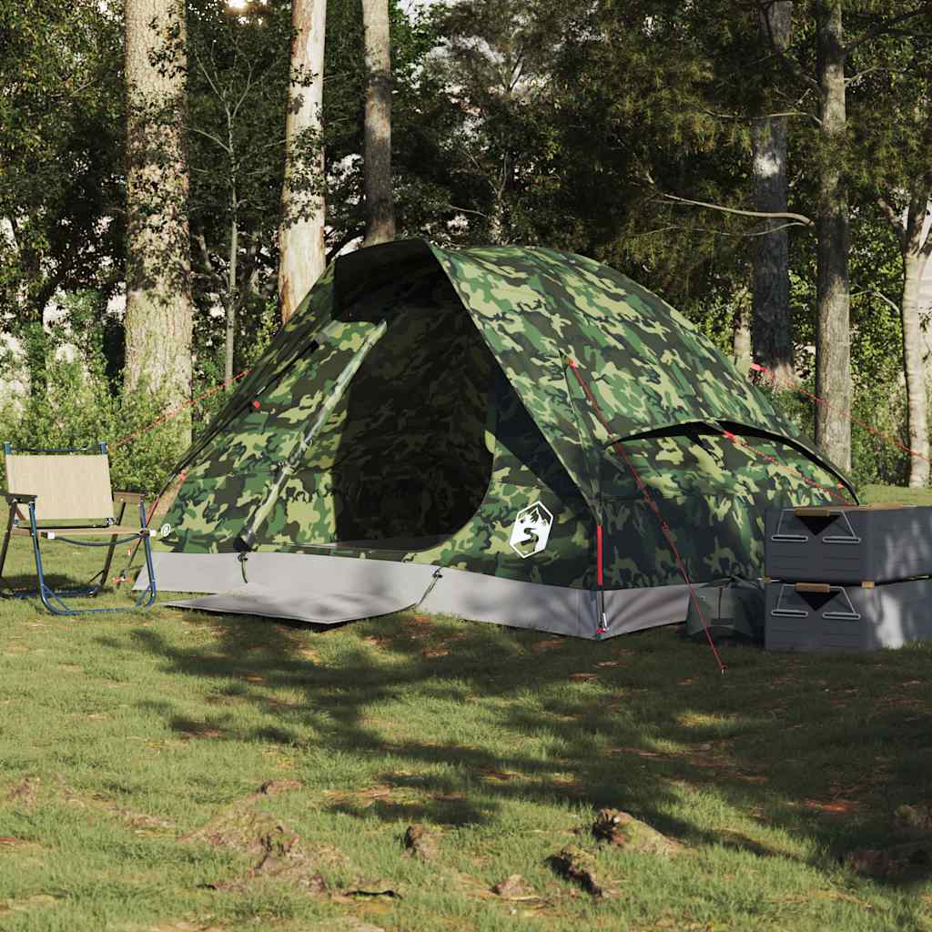 Camping Tent Dome 2-Person Camouflage Waterproof