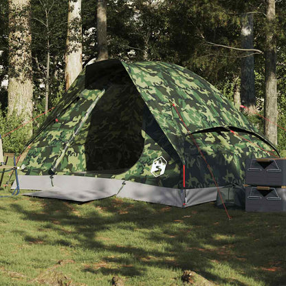 Camping Tent Dome 2-Person Camouflage Waterproof