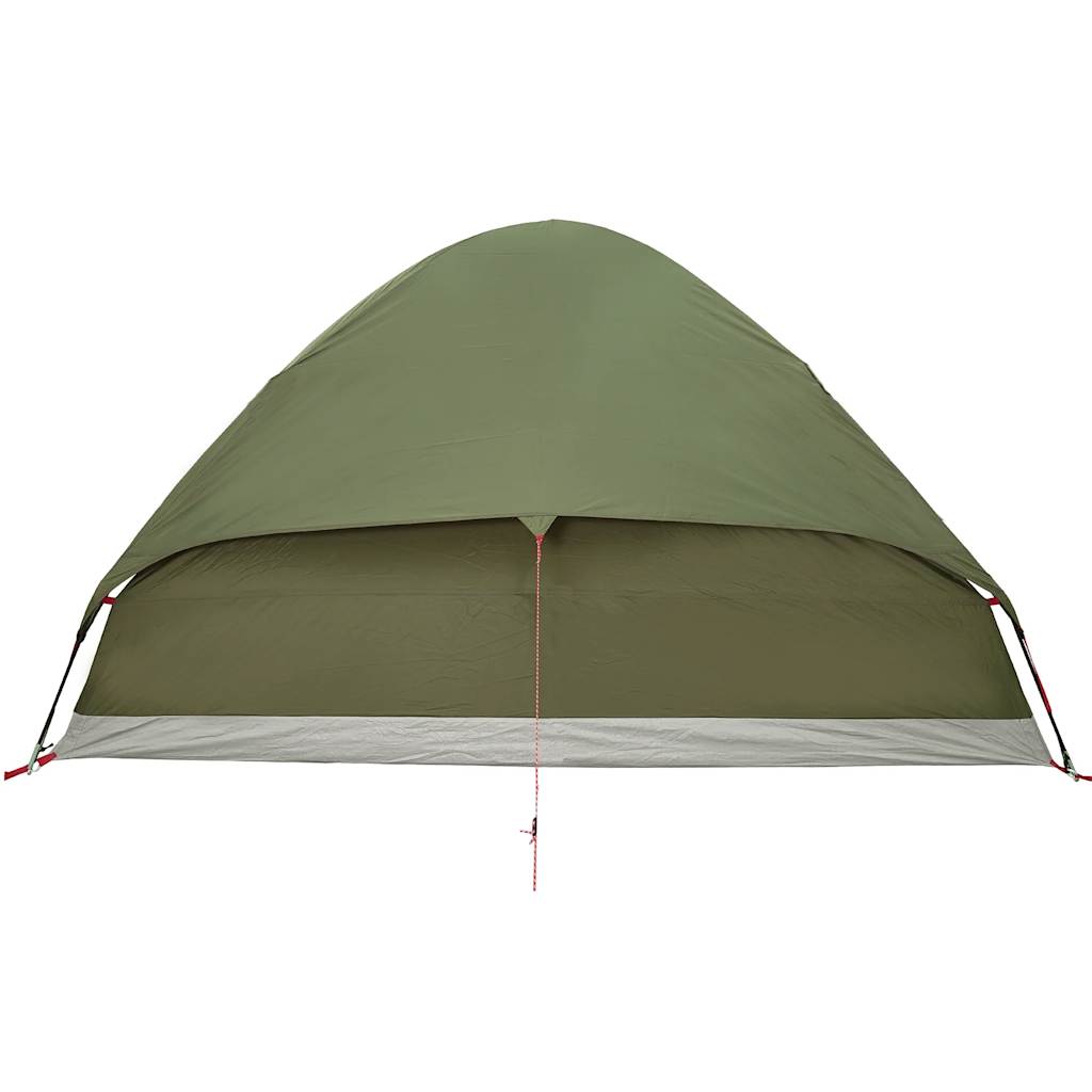 Camping Tent Dome 4-Person Olive Green Waterproof