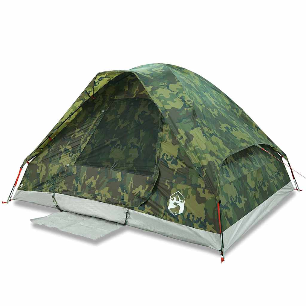 Camping Tent Dome 4-Person Camouflage Waterproof