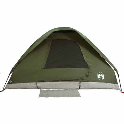 Family Tent Dome 6-Person Olive Green Waterproof