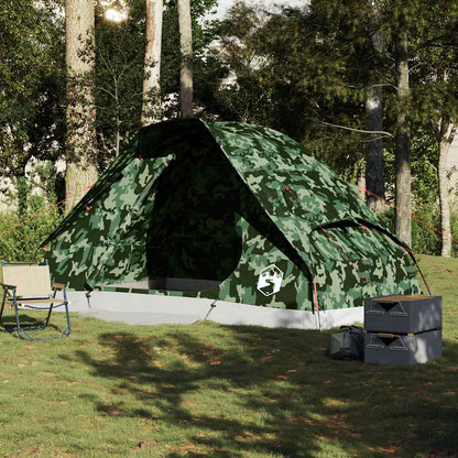 Family Tent Dome 6-Person Camouflage Waterproof