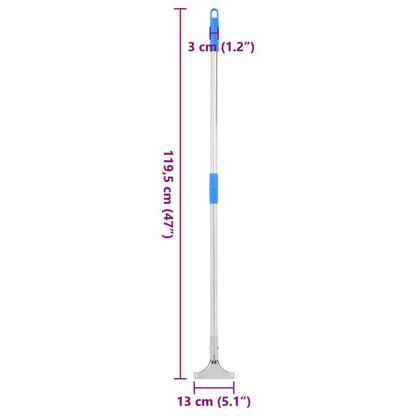 vidaXL Floor Squeegee Handles 5 pcs 119.5 cm Steel and Plastic