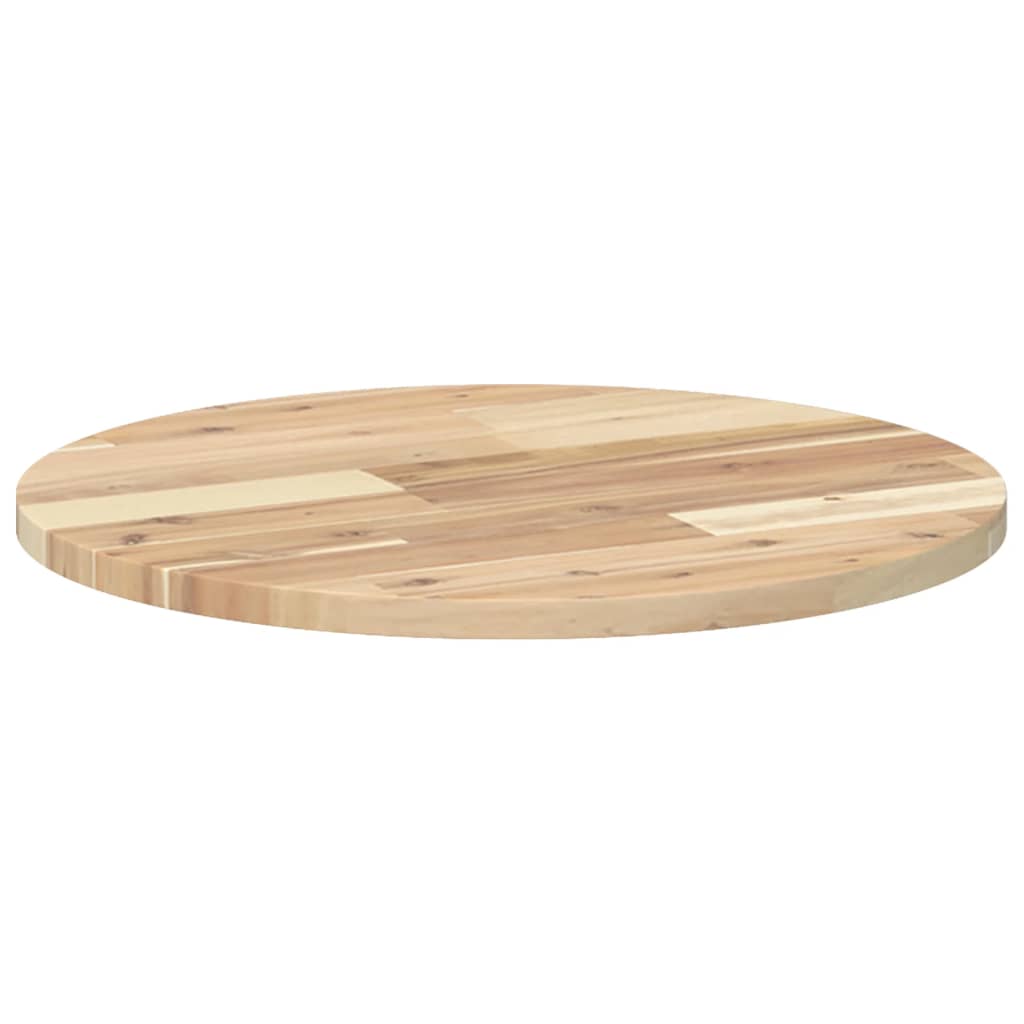 Table Top Round Ø50x2 cm Solid Wood Acacia