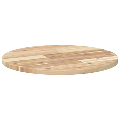 Table Top Round Ø50x2 cm Solid Wood Acacia