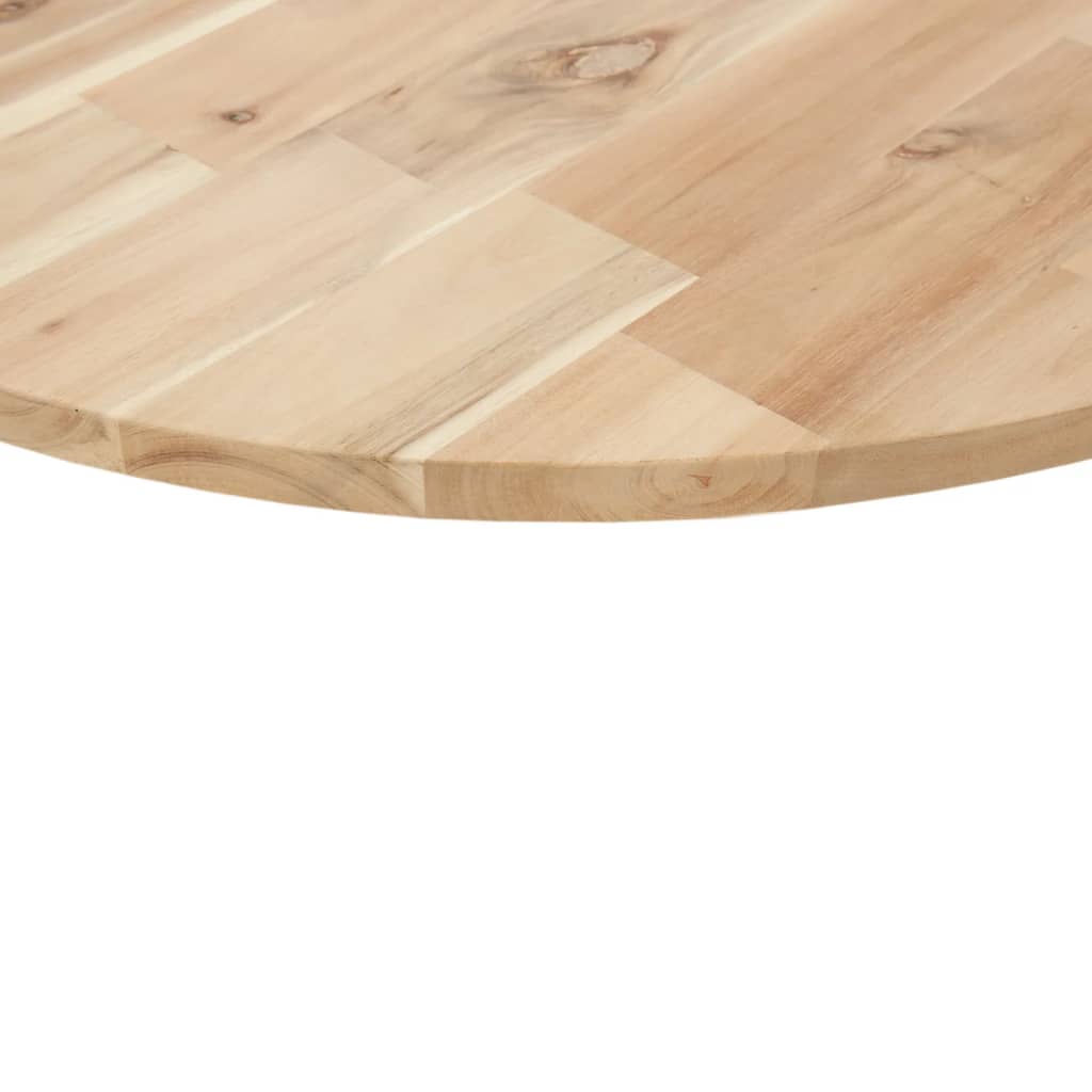 Table Top Round Ø50x2 cm Solid Wood Acacia