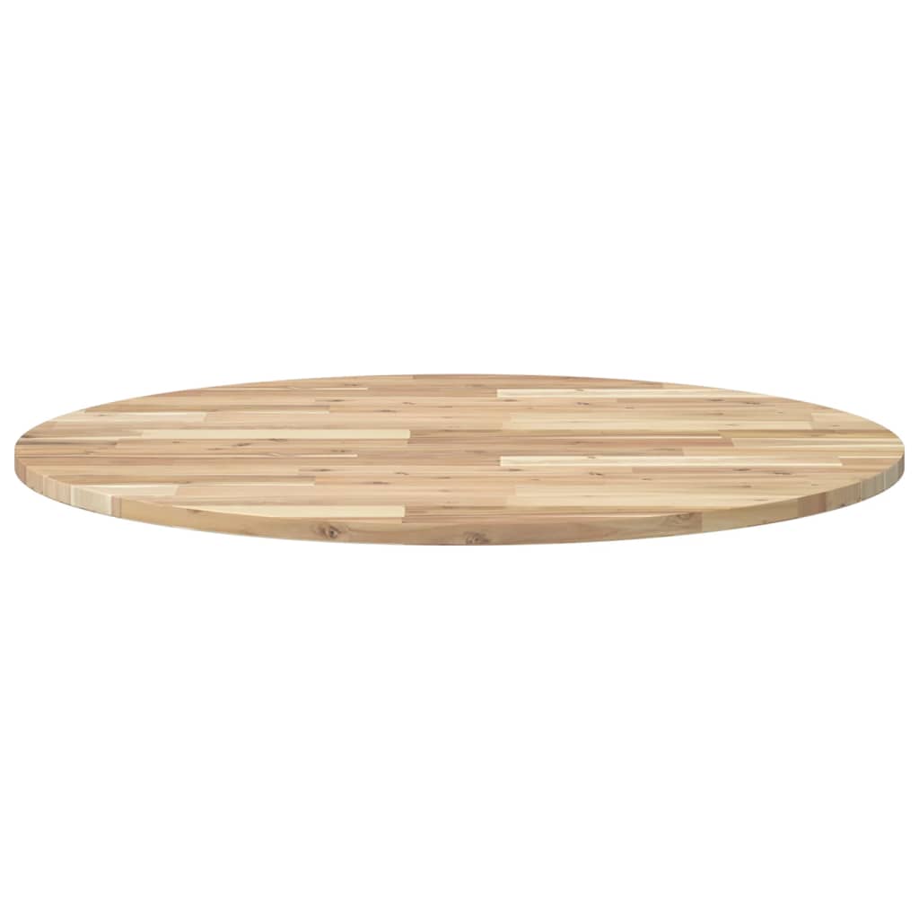 Table Top Round Ø90x2 cm Solid Wood Acacia