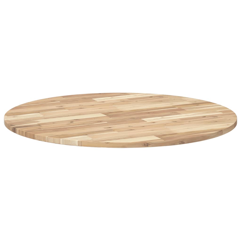 Table Top Round Ø90x2 cm Solid Wood Acacia