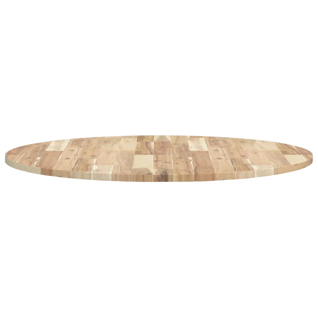 Table Top Round Ø90x2 cm Solid Wood Acacia