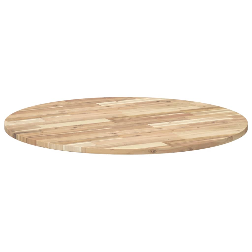 Table Top Round Ø90x2 cm Solid Wood Acacia