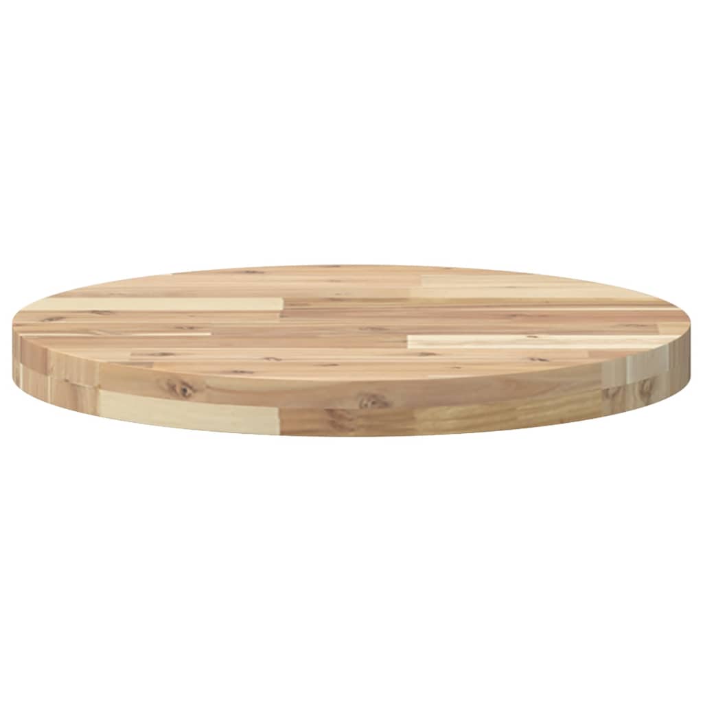 Table Top Round Ø50x4 cm Solid Wood Acacia