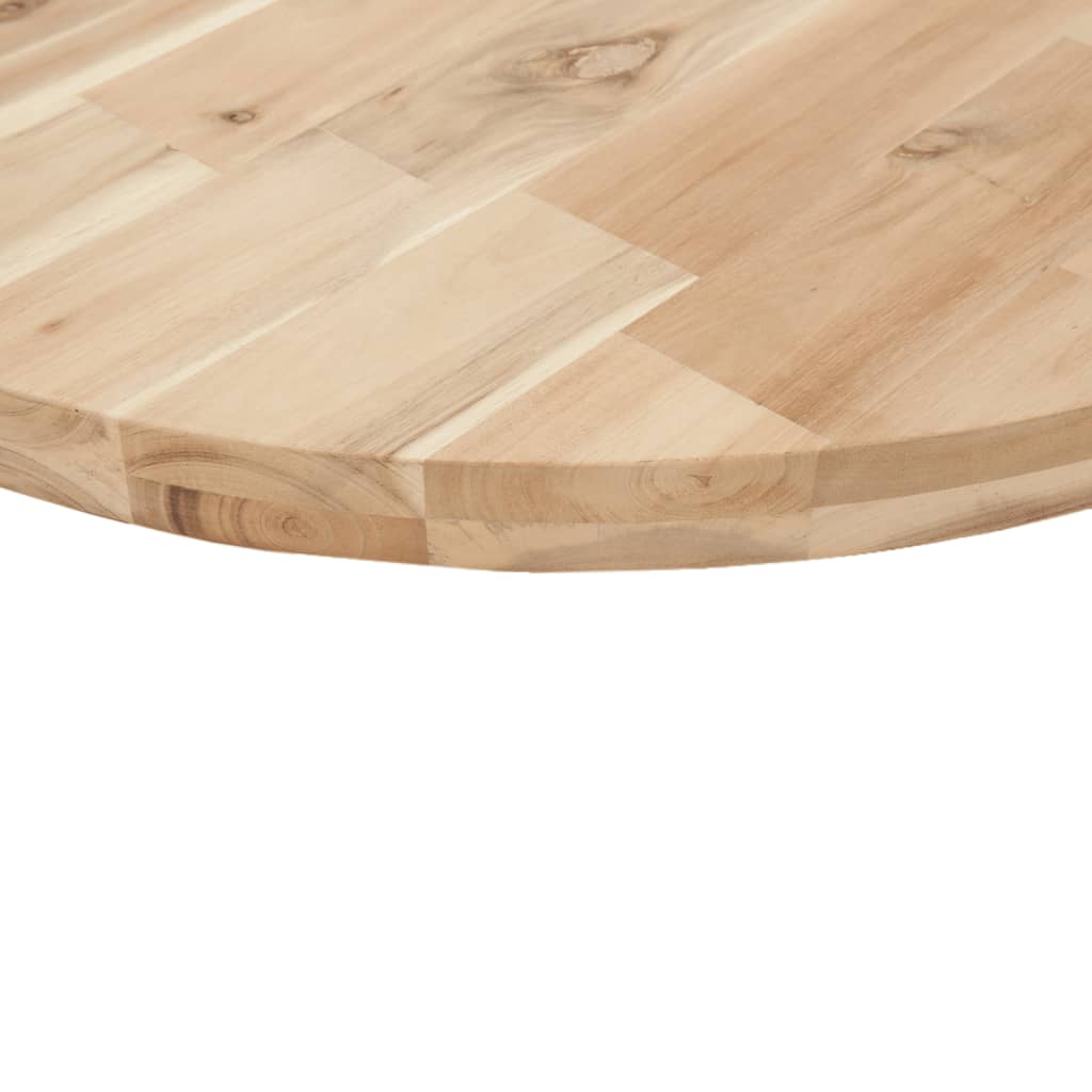 Table Top Round Ø50x4 cm Solid Wood Acacia