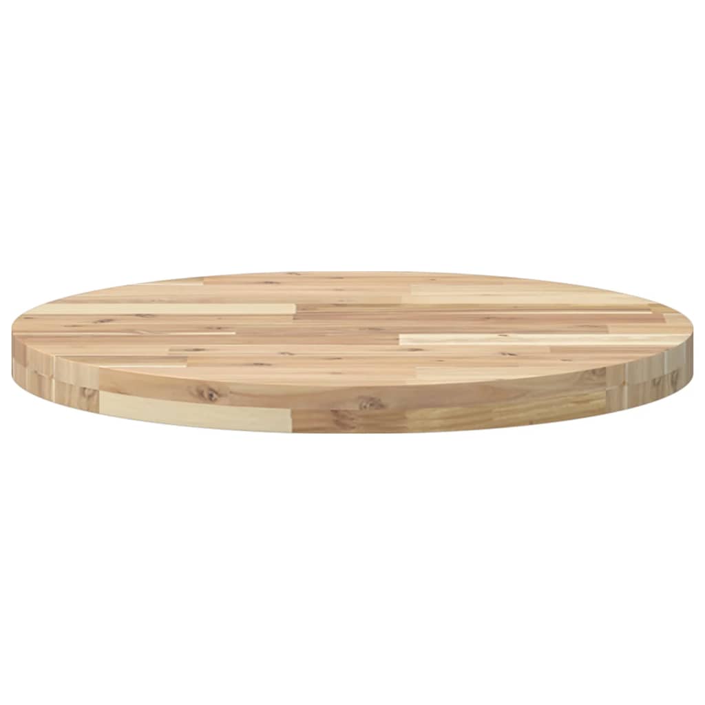 Table Top Round Ø60x4 cm Solid Wood Acacia