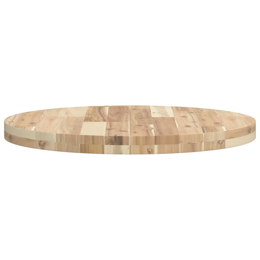 Table Top Round Ø60x4 cm Solid Wood Acacia