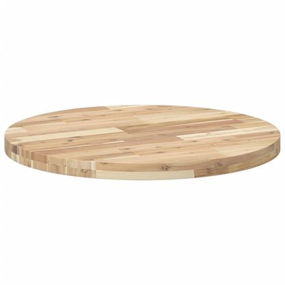 Table Top Round Ø70x4 cm Solid Wood Acacia