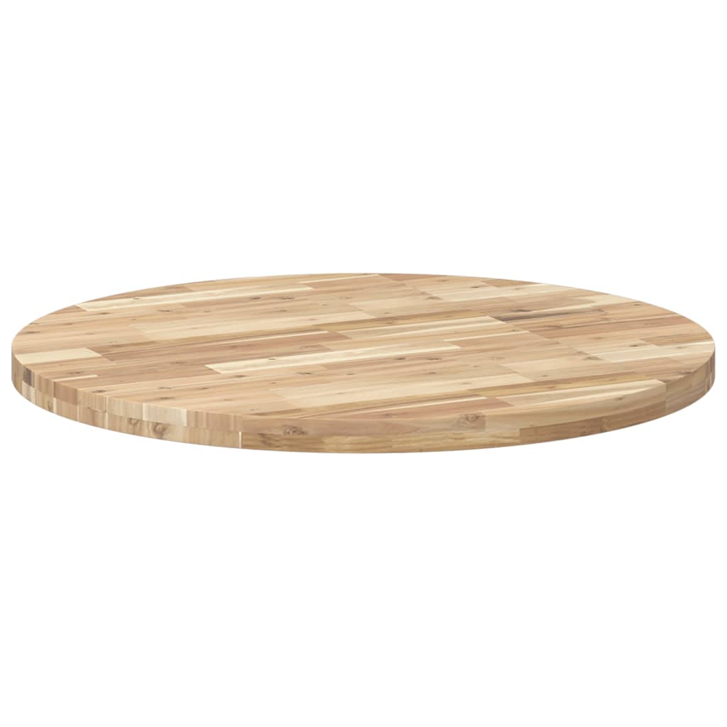 Table Top Round Ø90x4 cm Solid Wood Acacia