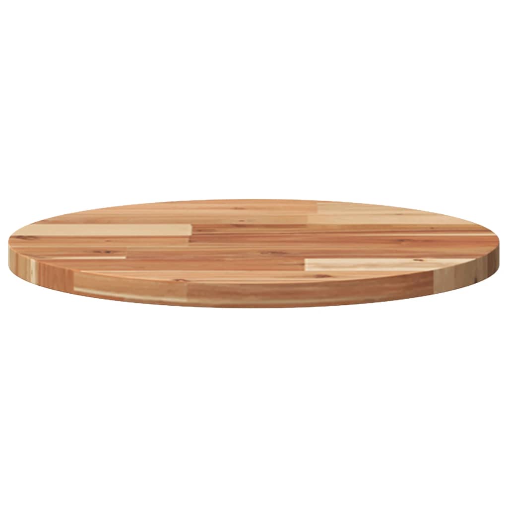 Table Top Round Ø40x2 cm Solid Wood Acacia