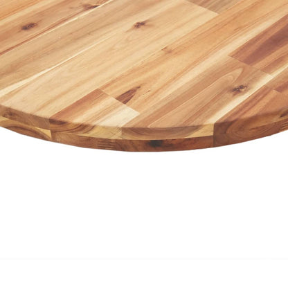 Table Top Round Ø40x2 cm Solid Wood Acacia