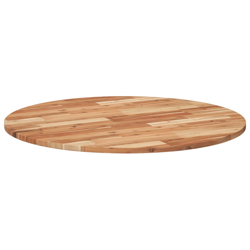 Table Top Round Ø90x2 cm Solid Wood Acacia