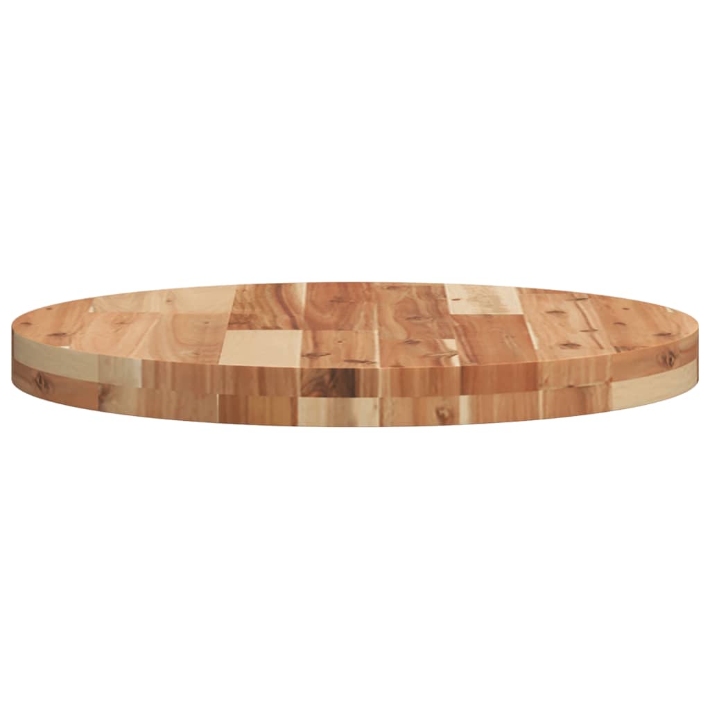 Table Top Round Ø50x4 cm Solid Wood Acacia