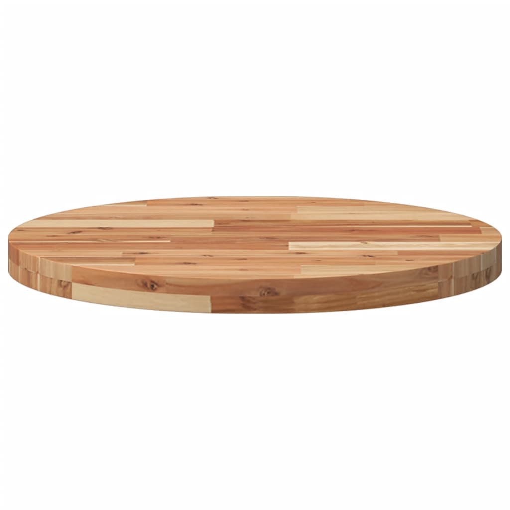 Table Top Round Ø60x4 cm Solid Wood Acacia