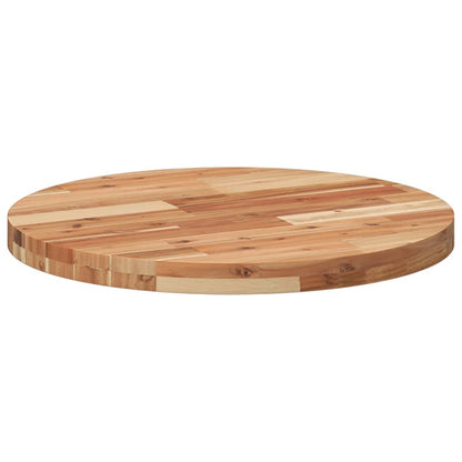 Table Top Round Ø60x4 cm Solid Wood Acacia