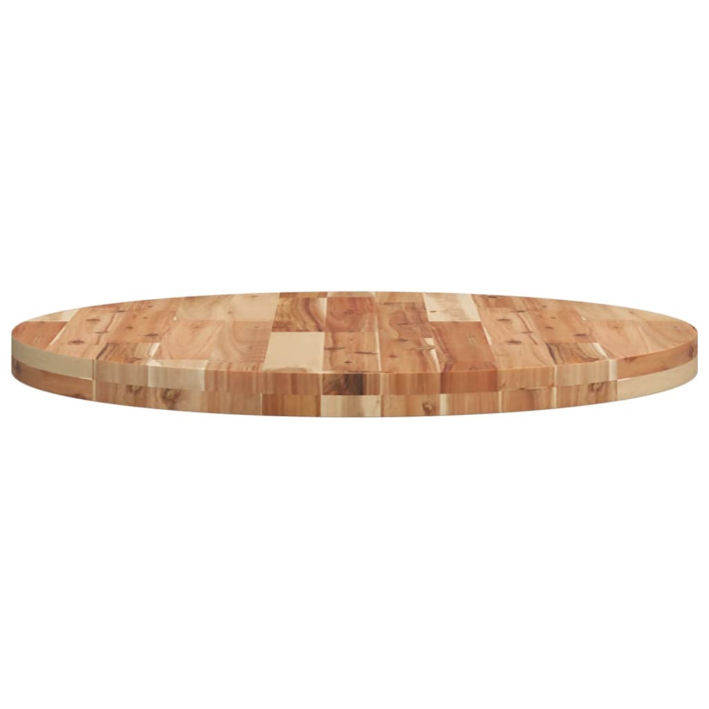 Table Top Round Ø70x4 cm Solid Wood Acacia