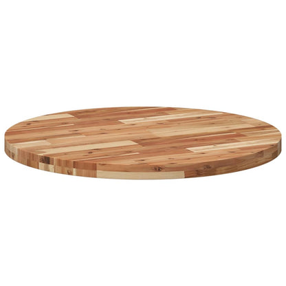 Table Top Round Ø80x4 cm Solid Wood Acacia