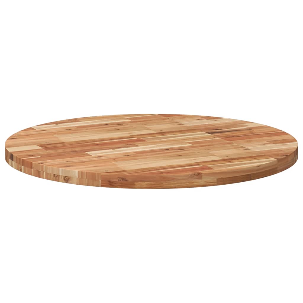 Table Top Round Ø90x4 cm Solid Wood Acacia