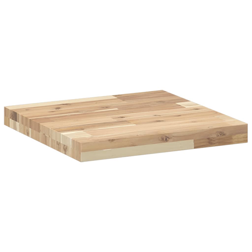 Table Top Square 40x40x4 cm Solid Wood Acacia