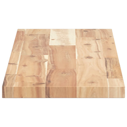 Table Top 80x20x2 cm Rectangular Solid Wood Acacia