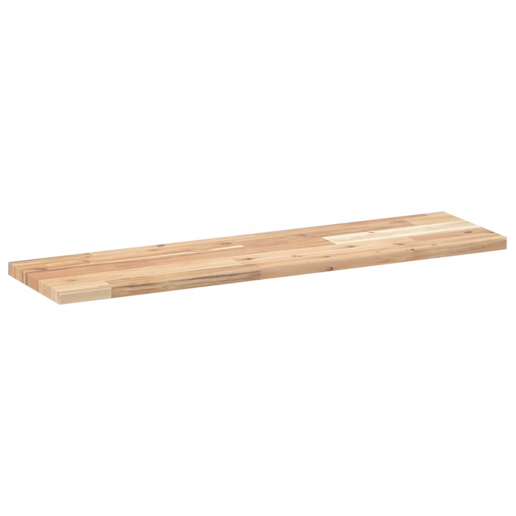 Table Top 80x20x2 cm Rectangular Solid Wood Acacia