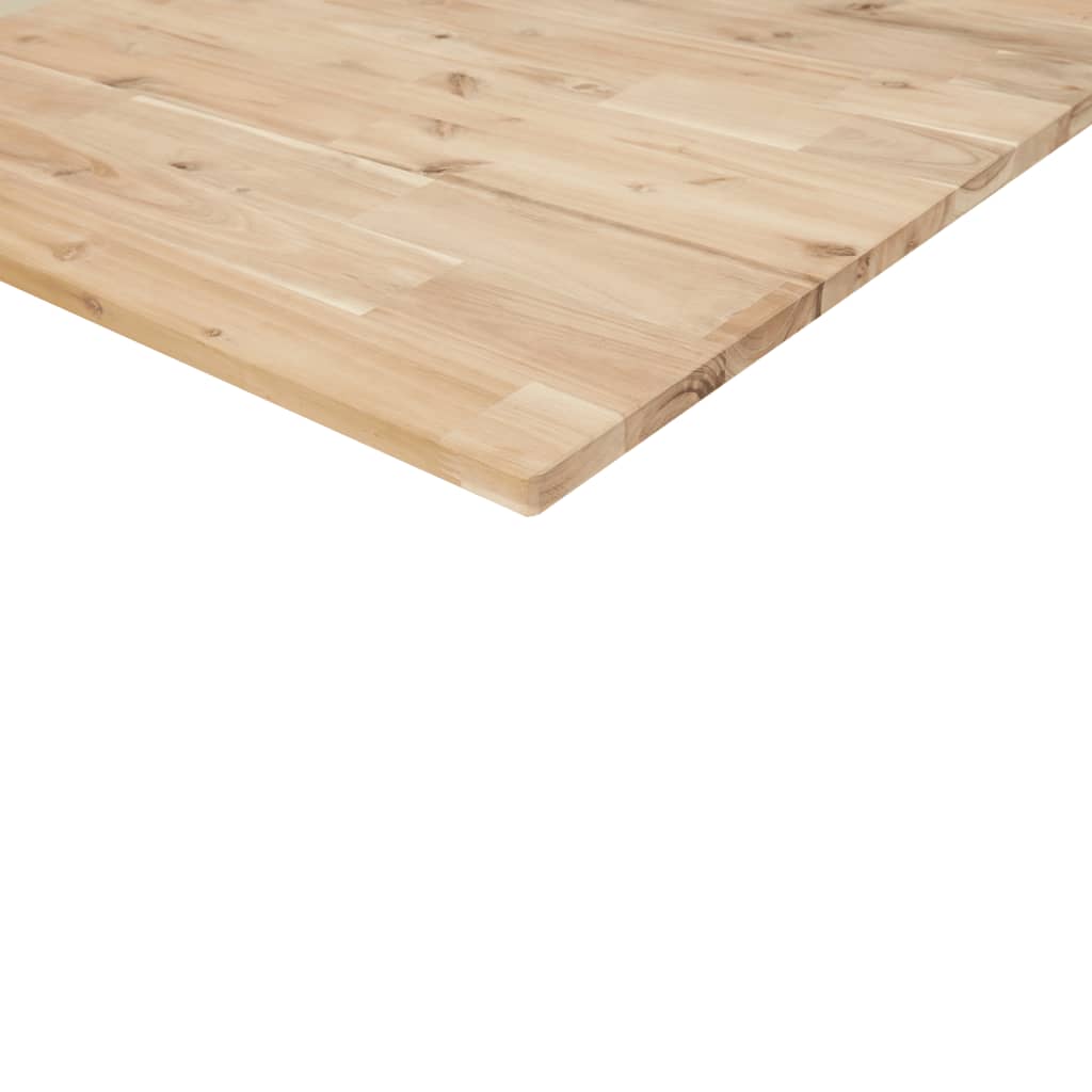 Table Top 80x20x2 cm Rectangular Solid Wood Acacia