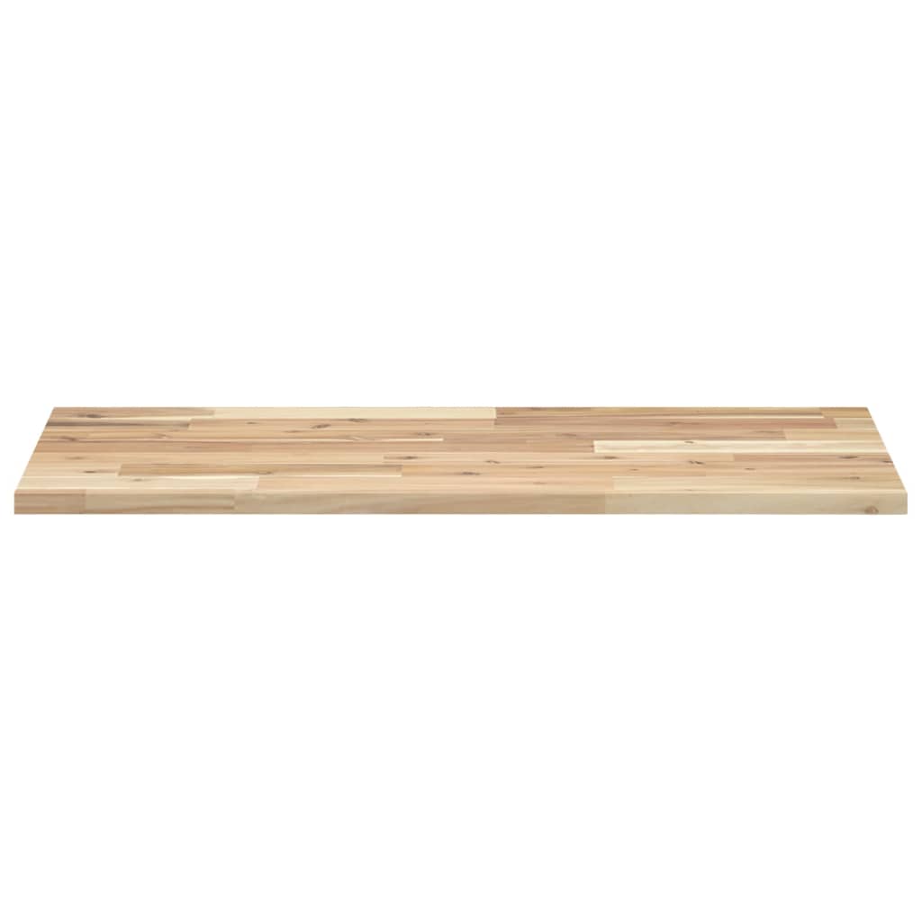 Table Top 60x40x2 cm Rectangular Solid Wood Acacia