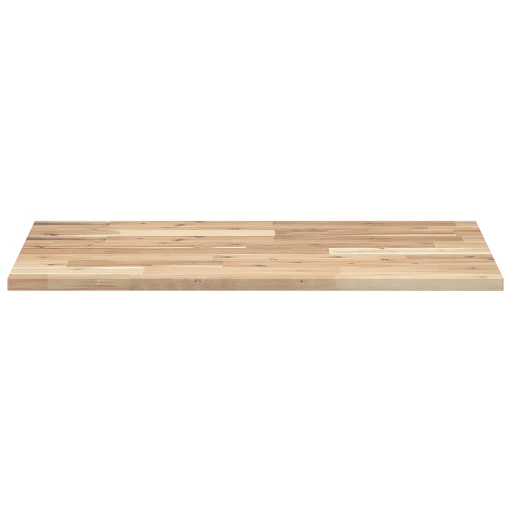 Table Top Rectangular 80x50x2 cm Solid Wood Acacia