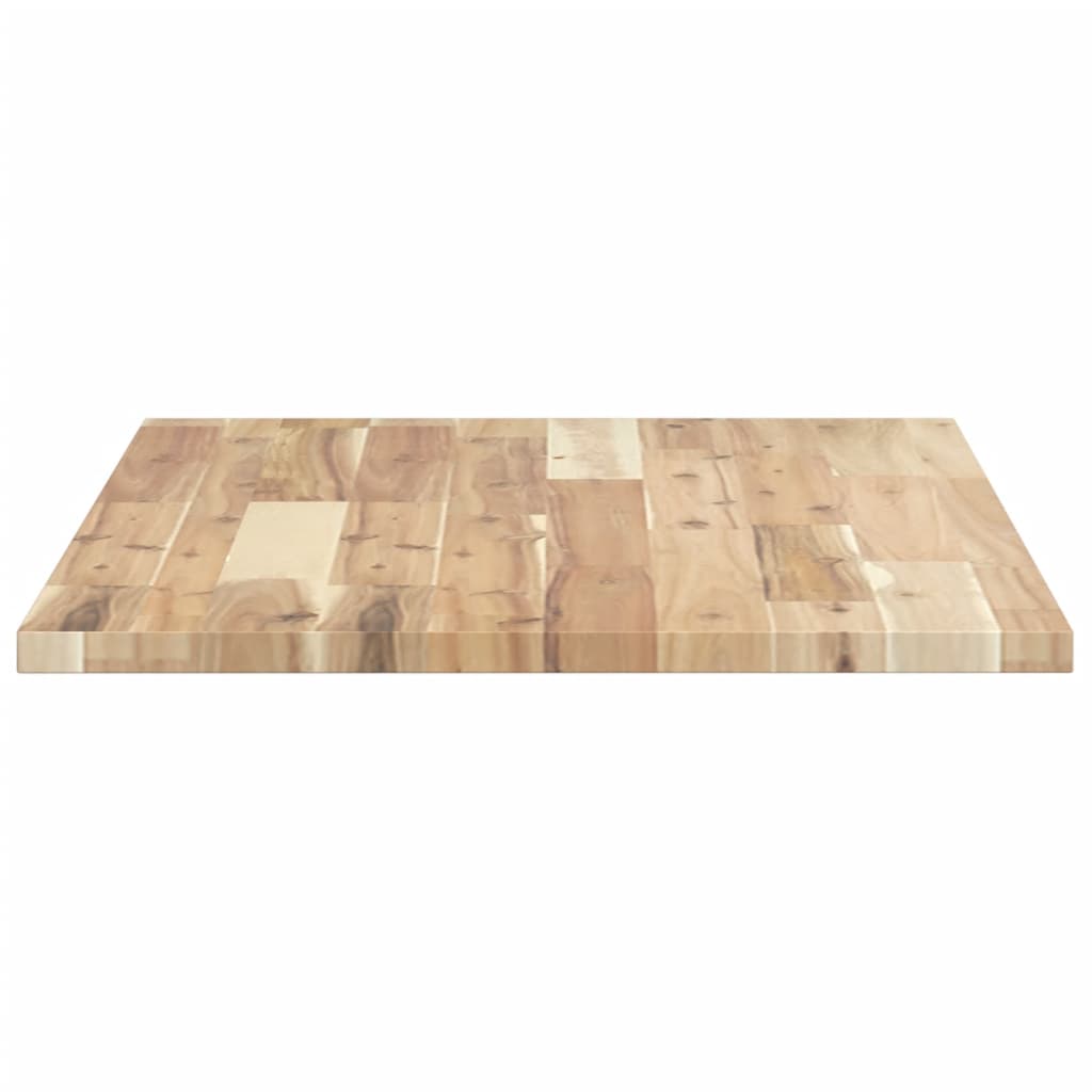 Table Top Rectangular 80x50x2 cm Solid Wood Acacia