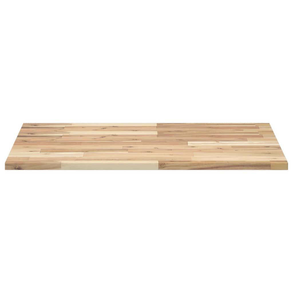 Table Top Rectangular 80x60x2 cm Solid Wood Acacia