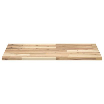 Table Top Rectangular 80x60x2 cm Solid Wood Acacia