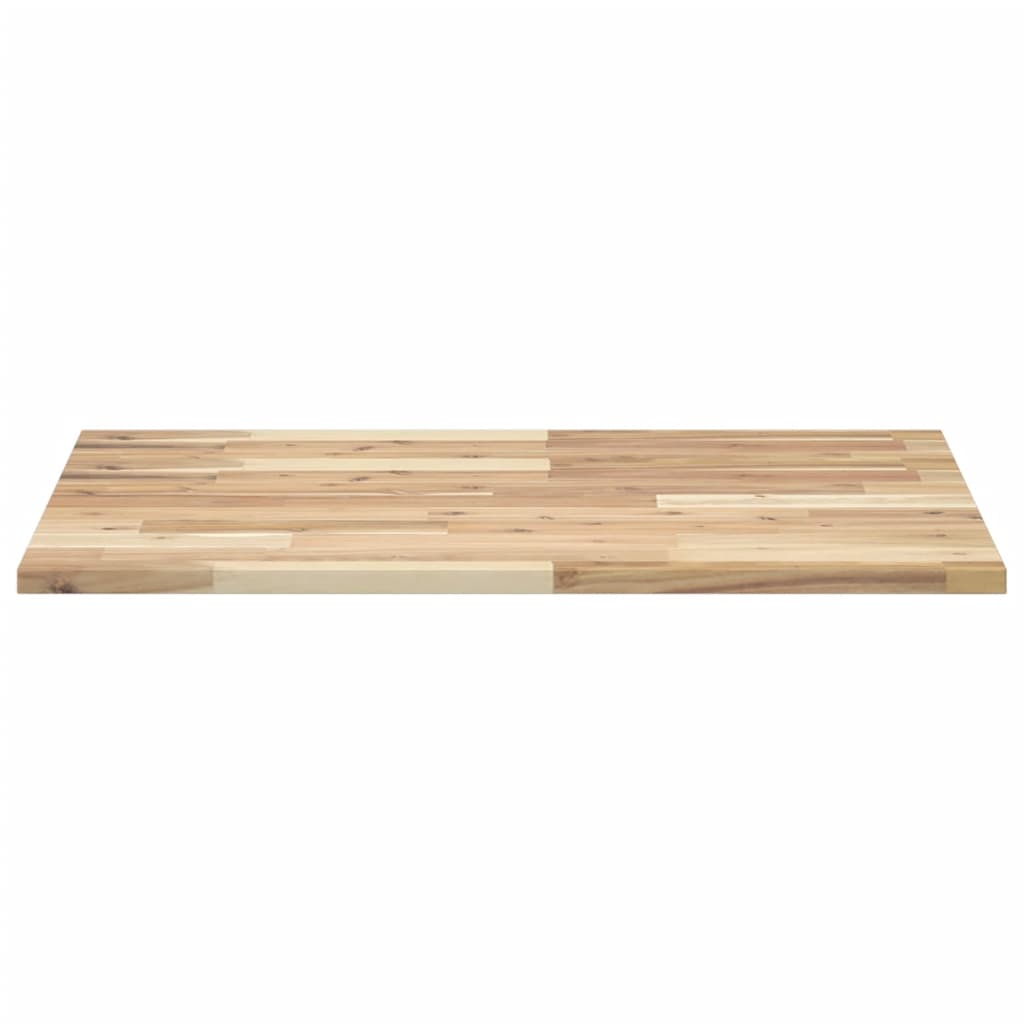 Table Top Rectangular 100x60x2 cm Solid Wood Acacia