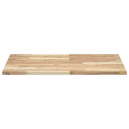 Table Top Rectangular 100x60x2 cm Solid Wood Acacia